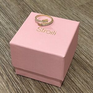 Stroili Gold Plated Arrow Ring